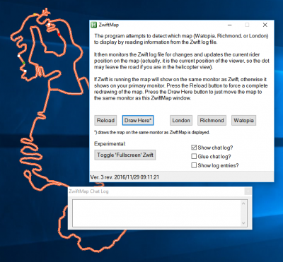 Move and resize the ZwiftMap — new in version 4