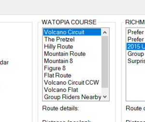 zwift-preferences now has Volcano route selection