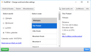 Major update to ZwiftPref for macOS & Windows