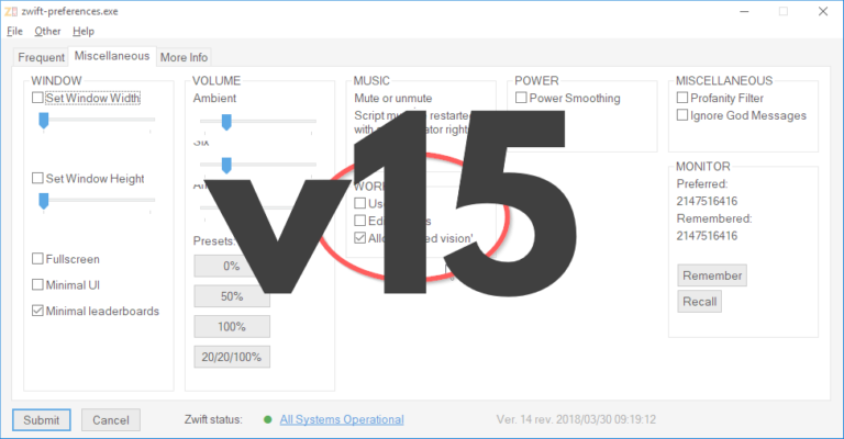 Small fix in v16 of zwift-preferences – show current world