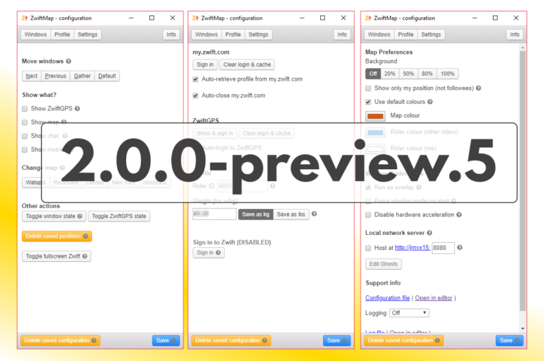 Both Windows and macOS versions of ZwiftMap Preview are ready…