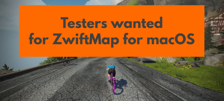 Testers wanted for ZwiftMap for macOS