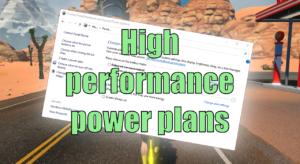 High performance power plans