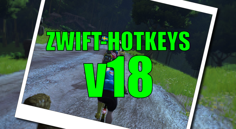 zwift-hotkeys v18 – A bunch of improvements