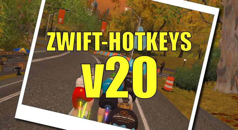 zwift-hotkeys v20 – Keyboard shortcut for Exit
