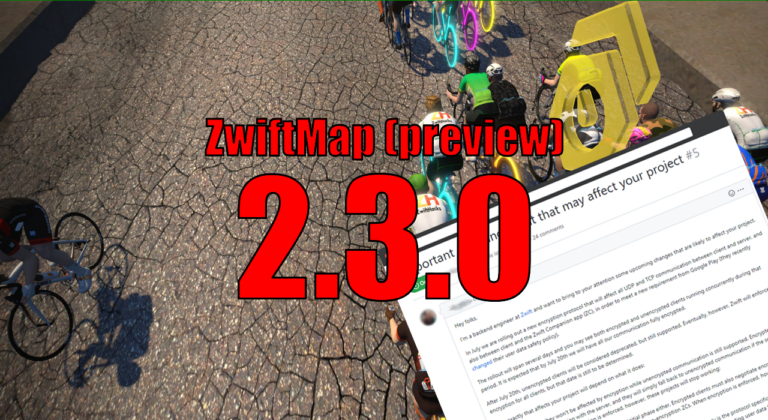 Trying to bring back ride data in ZwiftMap